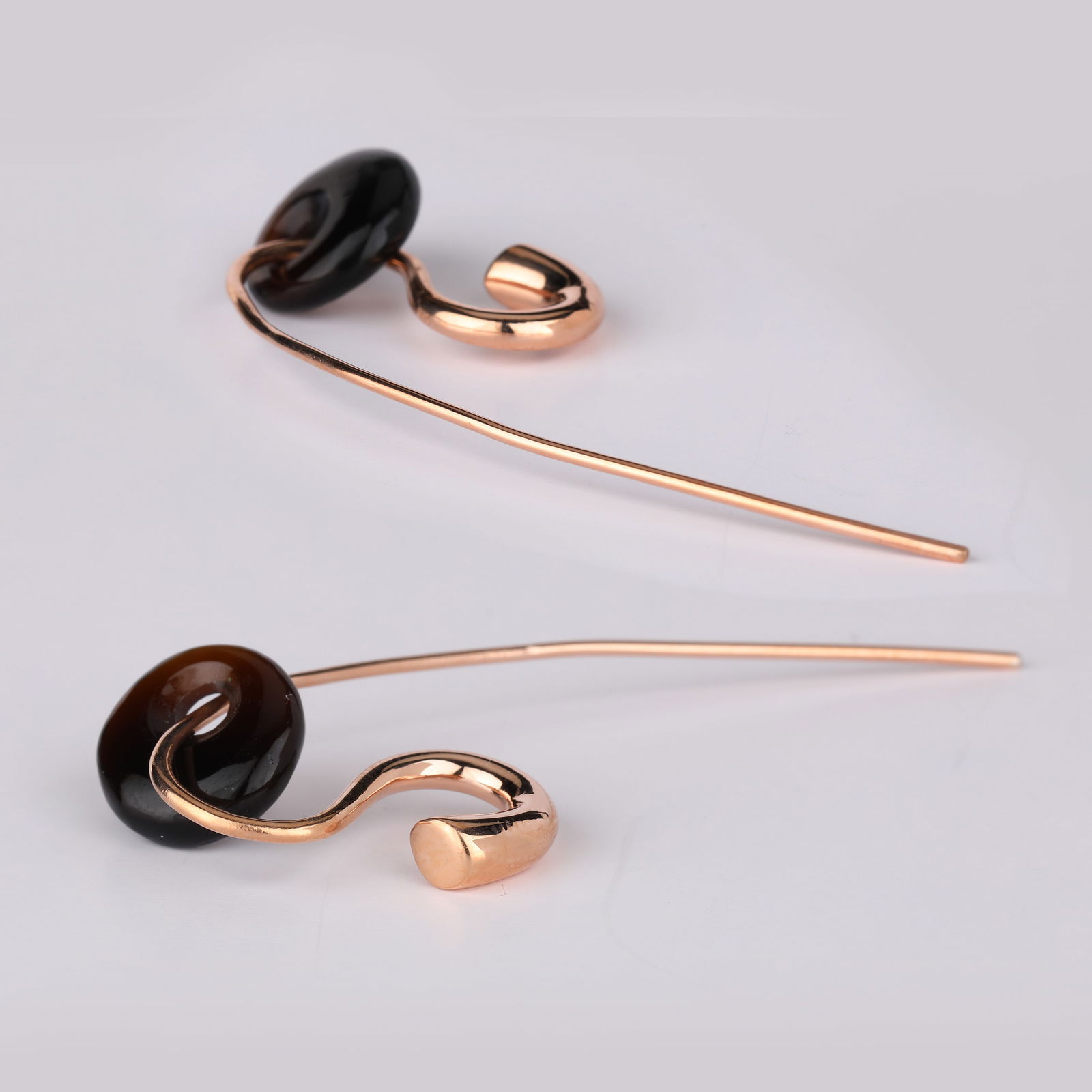 Earrings: Black Onyx Size As Per Below image - 1Pcmm (1 of 3)