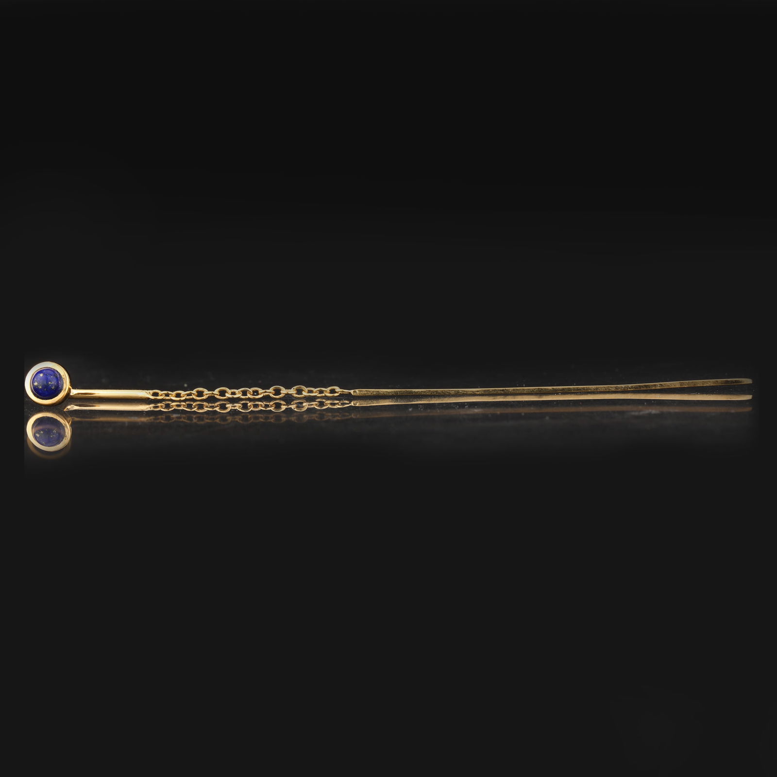 Earrings: Lapis Lazuli CAB Round 3.00mm - 2