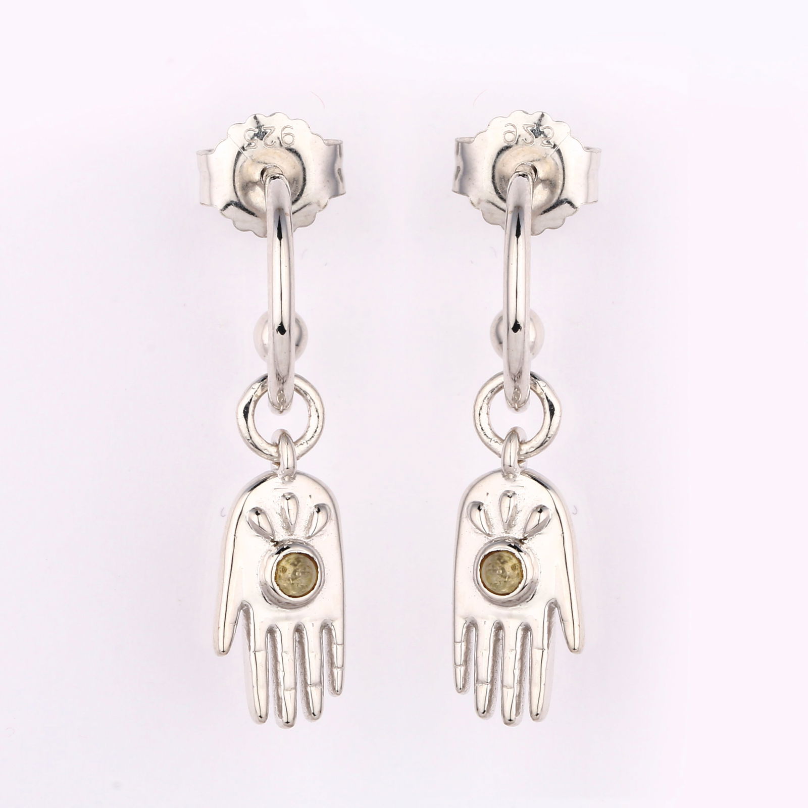 Earrings: White Rainbow Moonstone CAB Round 2.00mm - 2