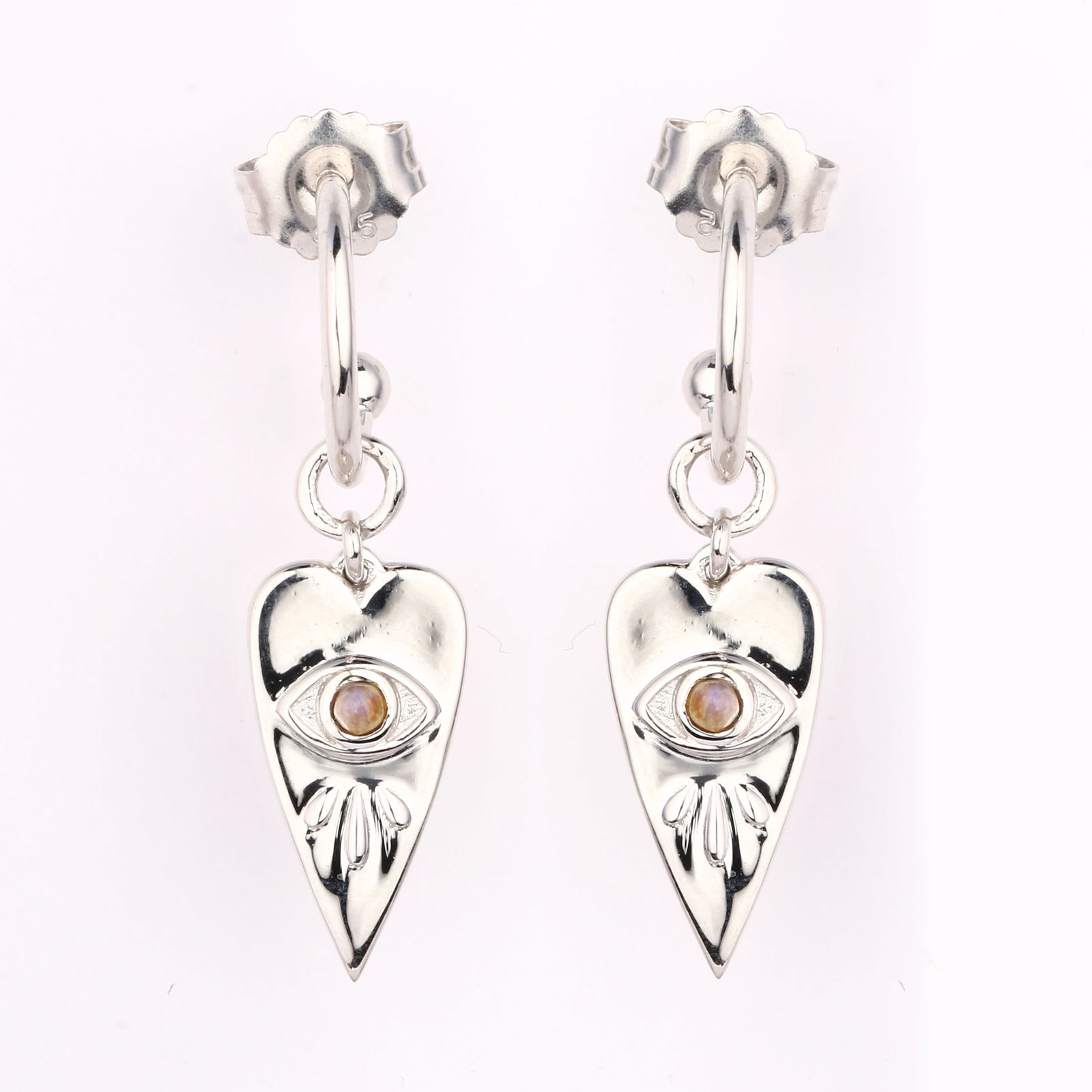 Earrings: White Rainbow Moonstone CAB Round 2.00mm: No Reserve! Title: Earrings: White Rainbow Moonstone CAB Round 2.00mm Description: White Rainbow Moonstone CAB Round 2.00mm - 2Pcs ( Jumpring Round 3.80mm, Thickness 0.50mm ) Date/Period: After 2000