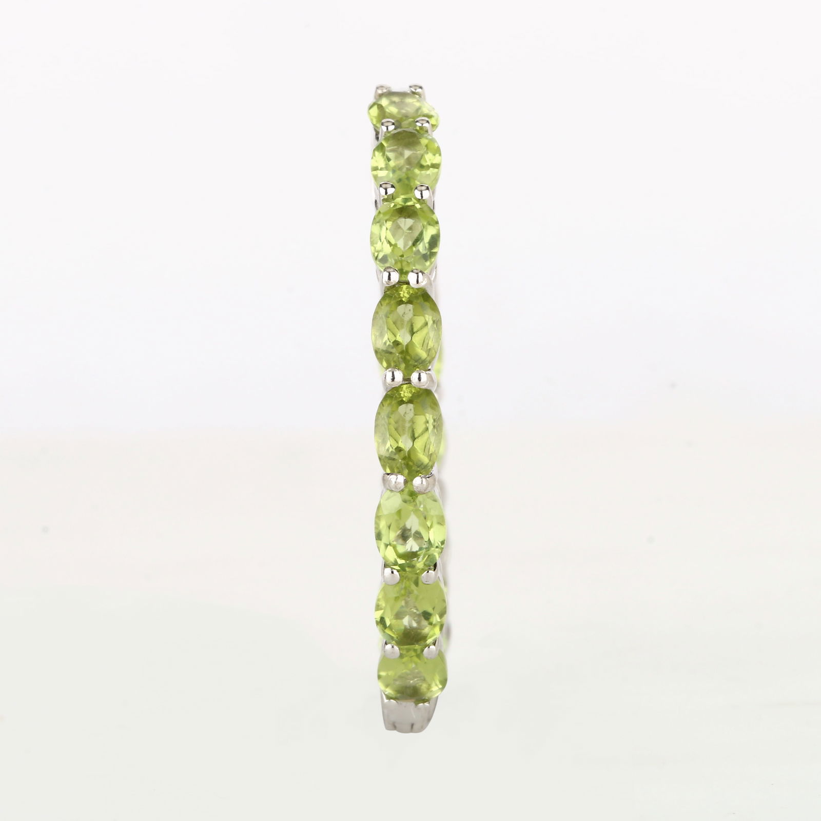 Earrings: Peridot Oval 4x3mm - 2