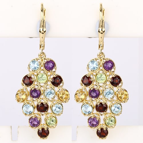 Earrings: Garnet Round 3.00mm: No Reserve! Title: Earrings: Garnet Round 3.00mm Description: Garnet Round 3.00mm - 8Pcs + Peridot Round 3.00mm - 4Pcs + Swiss Blue Topaz Round 3.00mm - 8Pcs + African Amethyst Round 3.00mm - 6Pcs + C