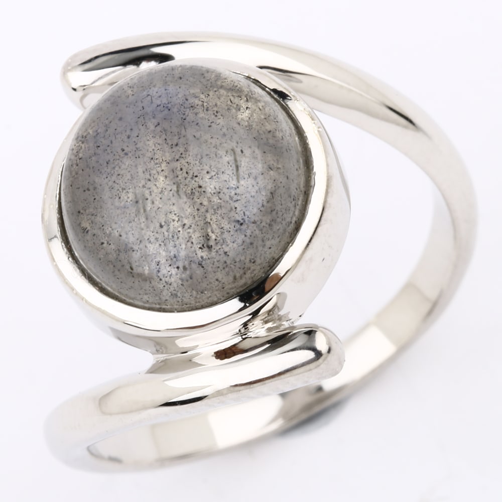 Ring: Labradorite CAB Round 10.00mm (1 of 1)