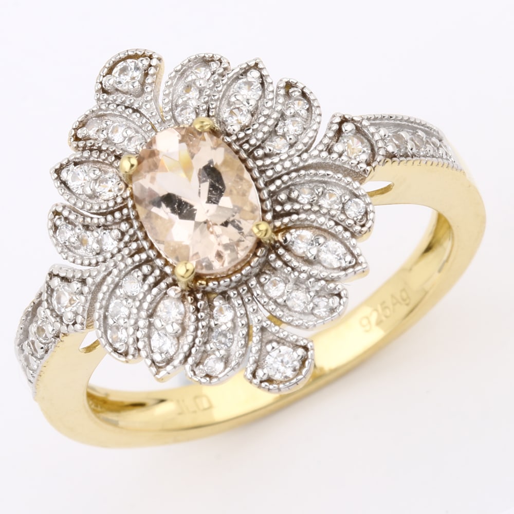 Ring: Morganite Oval 7x5mm (1 of 1)