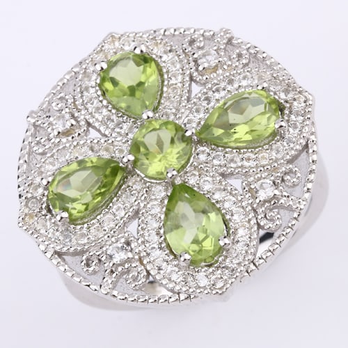 Ring: Peridot Round 4.50mm (1 of 1)