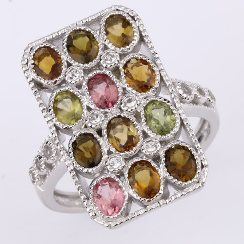 Ring: Pink Tourmaline Oval 4x3mm (1 of 1)