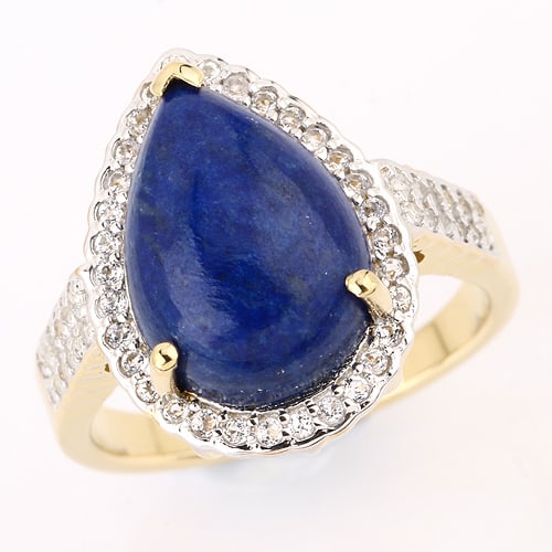 Ring: Lapis CAB Pears 14x10mm (1 of 1)