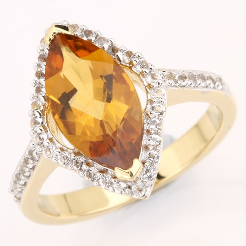 Ring: Madeira Citrine Marquise 14x7mm (1 of 1)