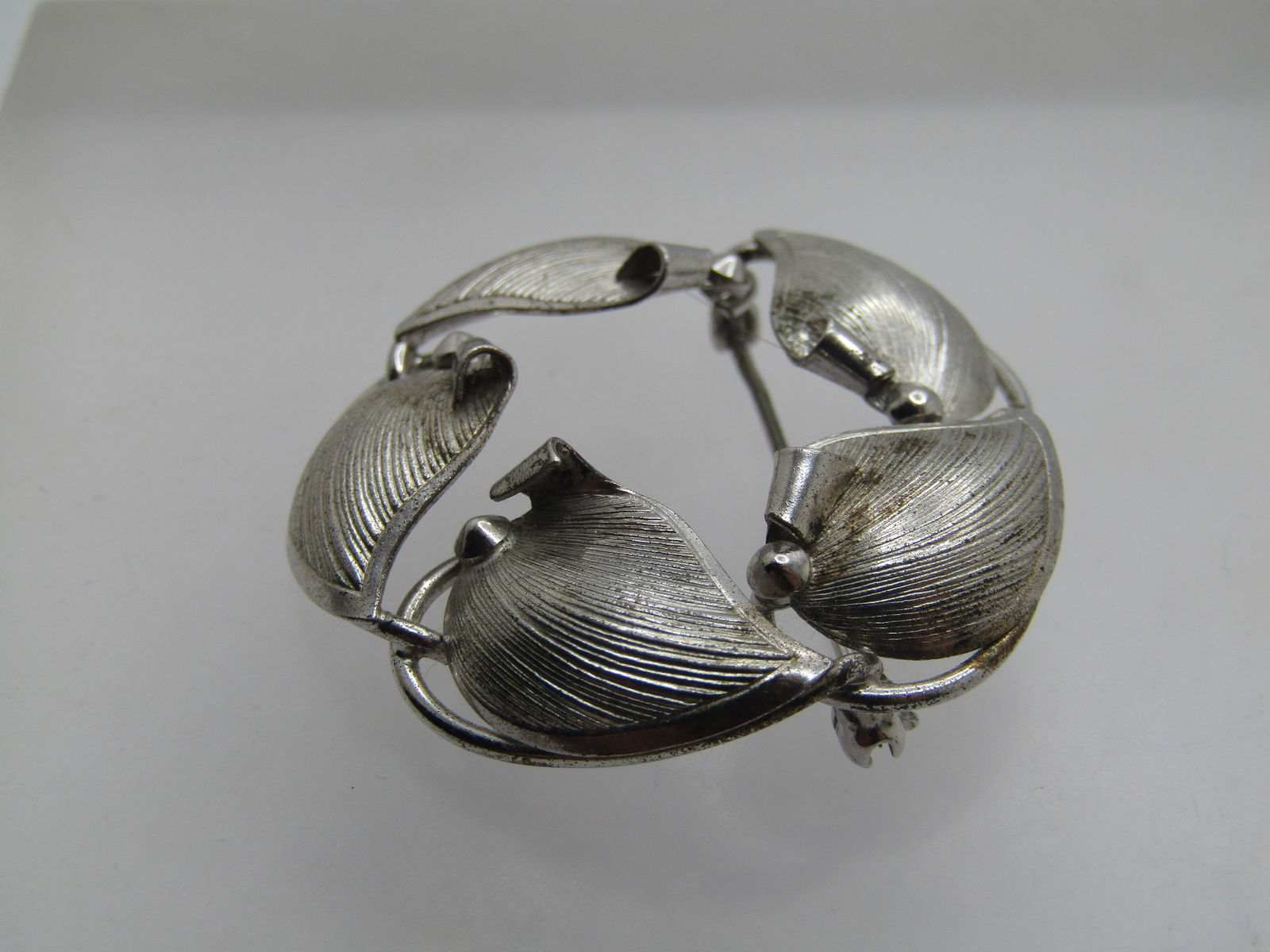 Vintage Sterling Beaded Dangle Bead Necklace, 19", Signed S Crown, 1980's-1990's - 2