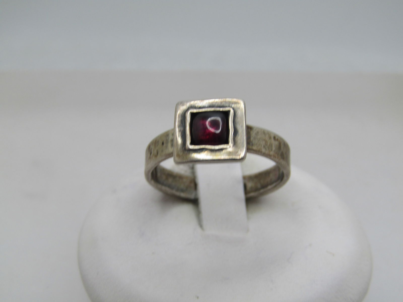 Vintage Sterling Silpada Amethyst Ring, Sz. 7, Square Setting, 1990's (1 of 7)