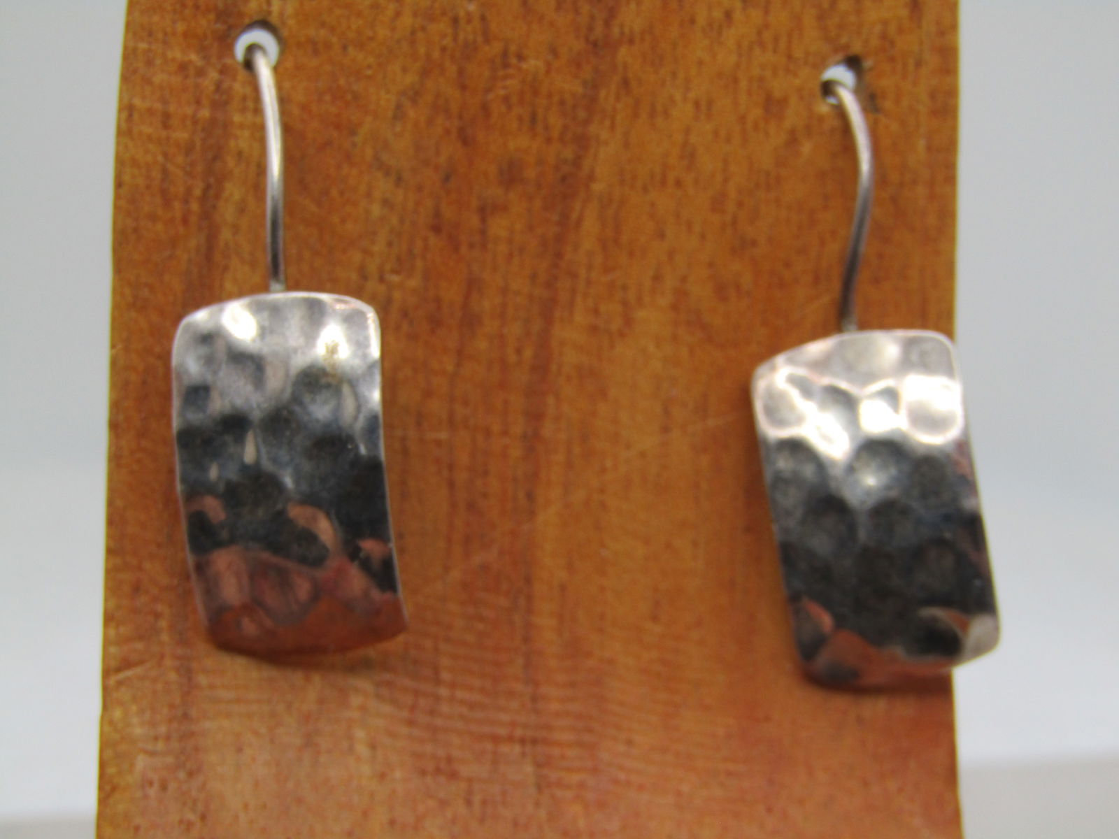 Vintage Sterling Silpada Hammered Earrings, Pierced, 1990's-2000's (1 of 7)