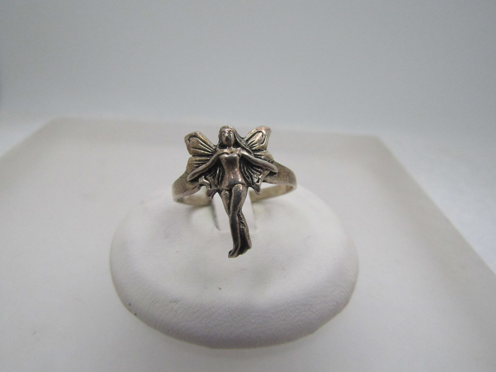 Vintage Sterling Fairy Ring, Sz. 7.5, 1980's-1990's (1 of 7)