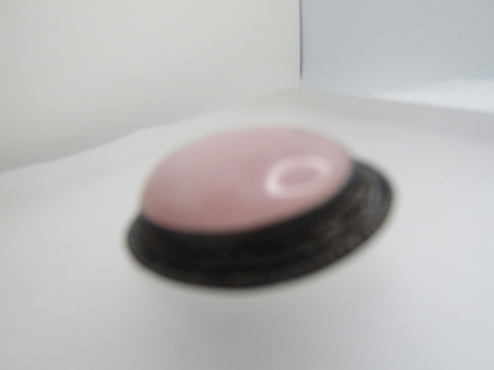 Vintage Sterling Pink Quartz Brooch, 1950's-1960's - 2