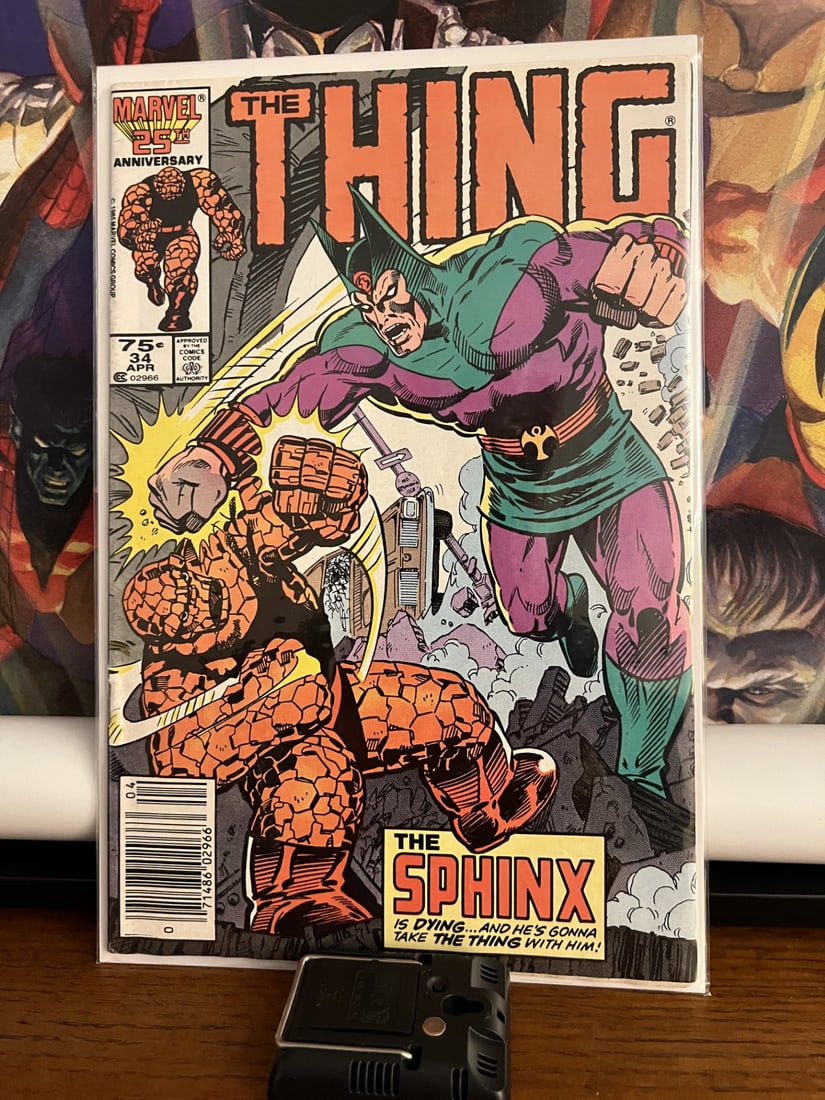 The thing #34: Title: The thing #34 Description: The Spinx Date: 1986 Additional Information: Marvel Comics Reserve: $6.00 Shipping: Domestic: Shipping rates are determined by destination International: Foreign ship