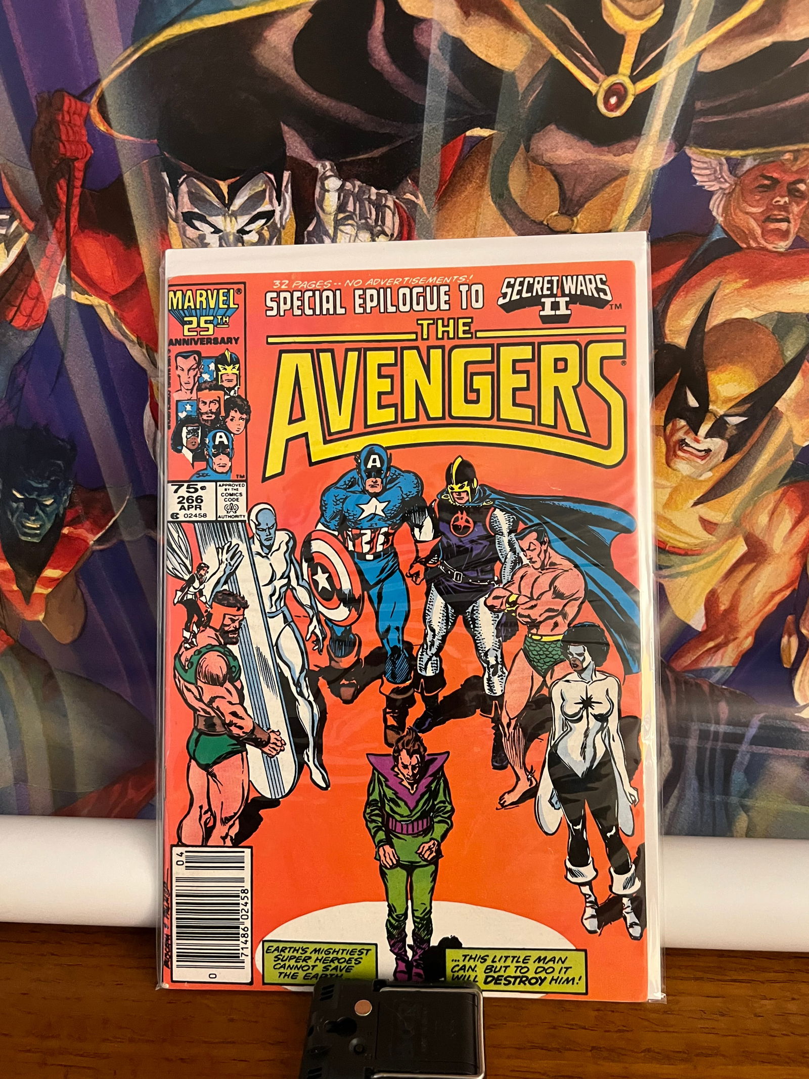 Avengers #266: Title: Avengers #266Description: Spec. Epilogue to Sec Was IIDate: 1986Additional Information: Marvel Comics Reserve: $6.00 Shipping:Domestic: Shipping rates are determined by