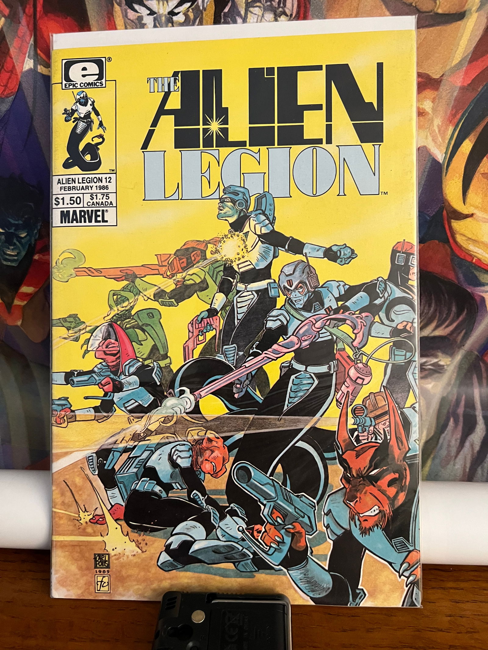 AlienLegion#12: Title: AlienLegion#12 Date: 1985 Additional Information: Epic comics Reserve: $6.00 Shipping: Domestic: Shipping rates are determined by destination International: Foreign shipping rates are determine