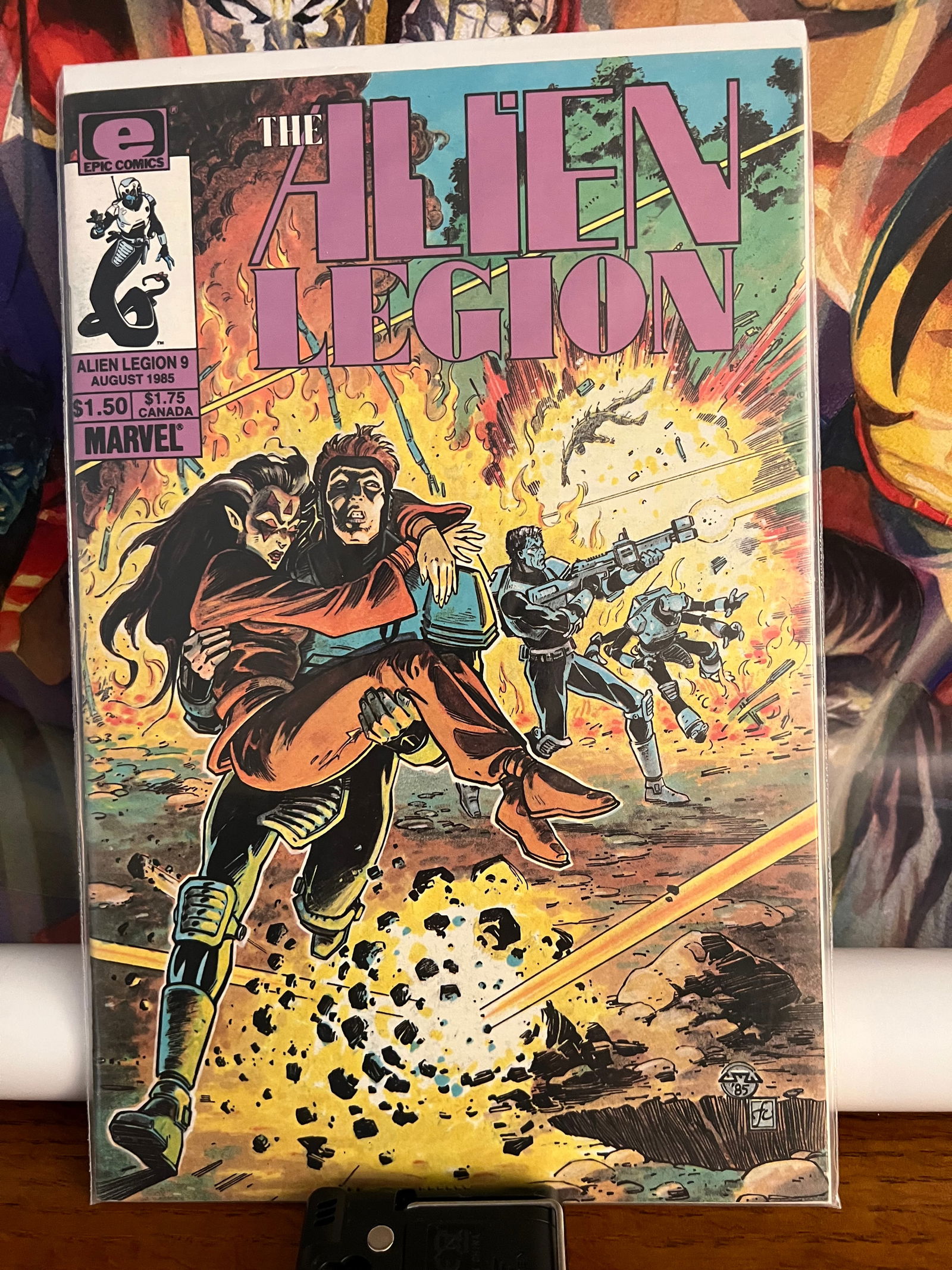 Alien Legion#9: Title: Alien Legion#9Date: 1984Additional Information: Epic comics Reserve: $6.00 Shipping:Domestic: Shipping rates are determined by destinationInternational: Foreign shipping rates are determined
