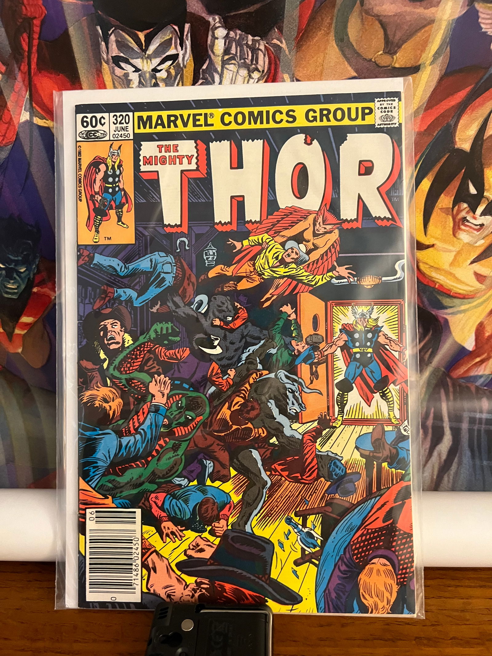 Thor#320: Title: Thor#320Date: 1982Additional Information: Marvel Comics Reserve: $6.00 Shipping:Domestic: Shipping rates are determined by destinationInternational: Foreign shipping rates are determined by