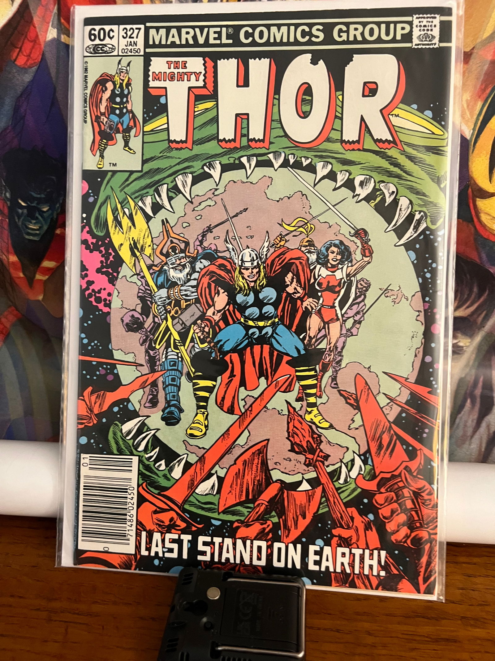 Thor#327: Title: Thor#327Description: LAST STAND ON EARTH Date: 1983Additional Information: Marvel Comics Reserve: $6.00 Shipping:Domestic: Shipping rates are determined by destinationInternational: Foreign