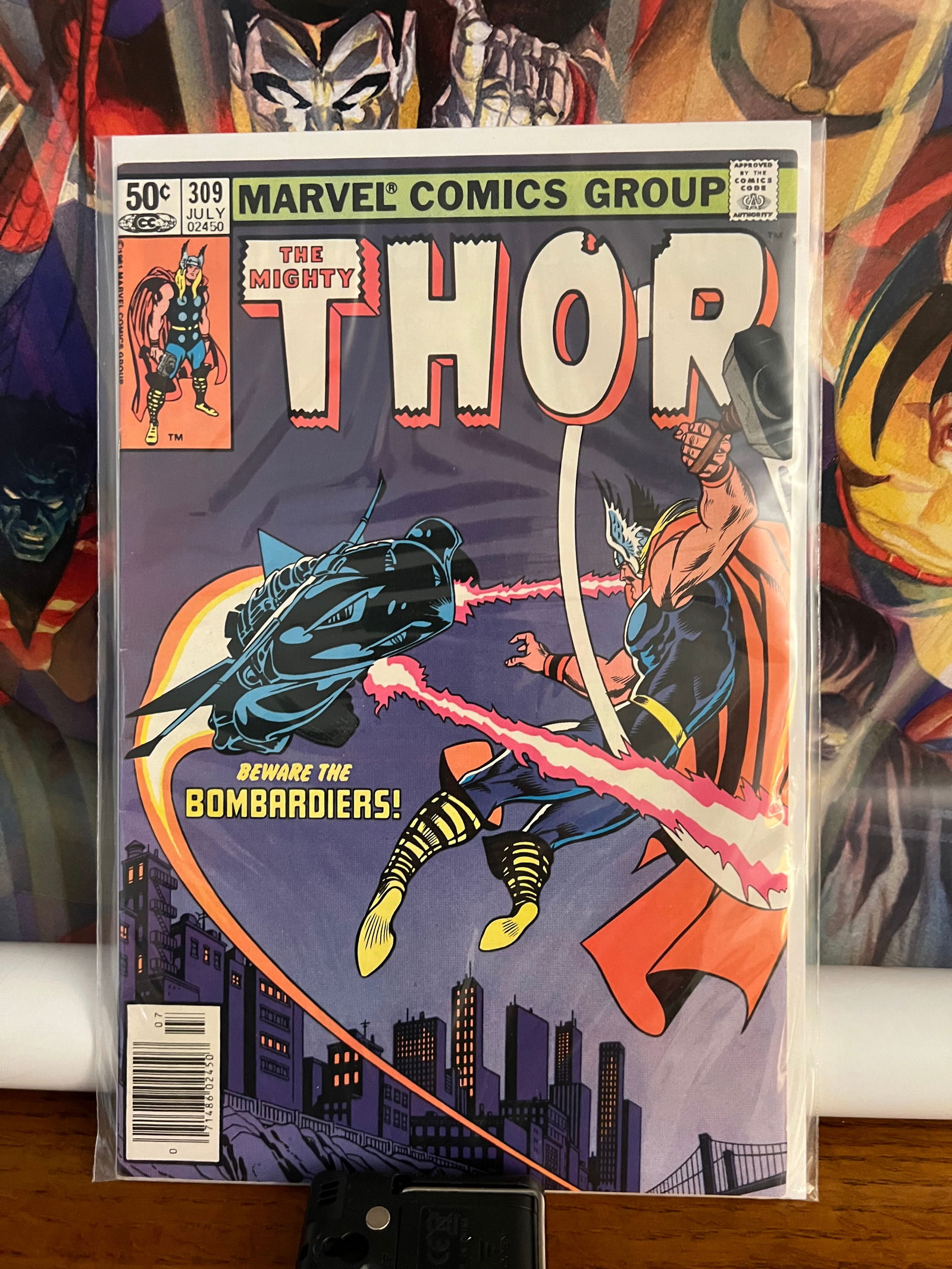 Thor#309: Title: Thor#309Description: Beware the bombardiersDate: 1981Additional Information: Marvel Comics Reserve: $6.00 Shipping:Domestic: Shipping rates are determined by destinationInternational: