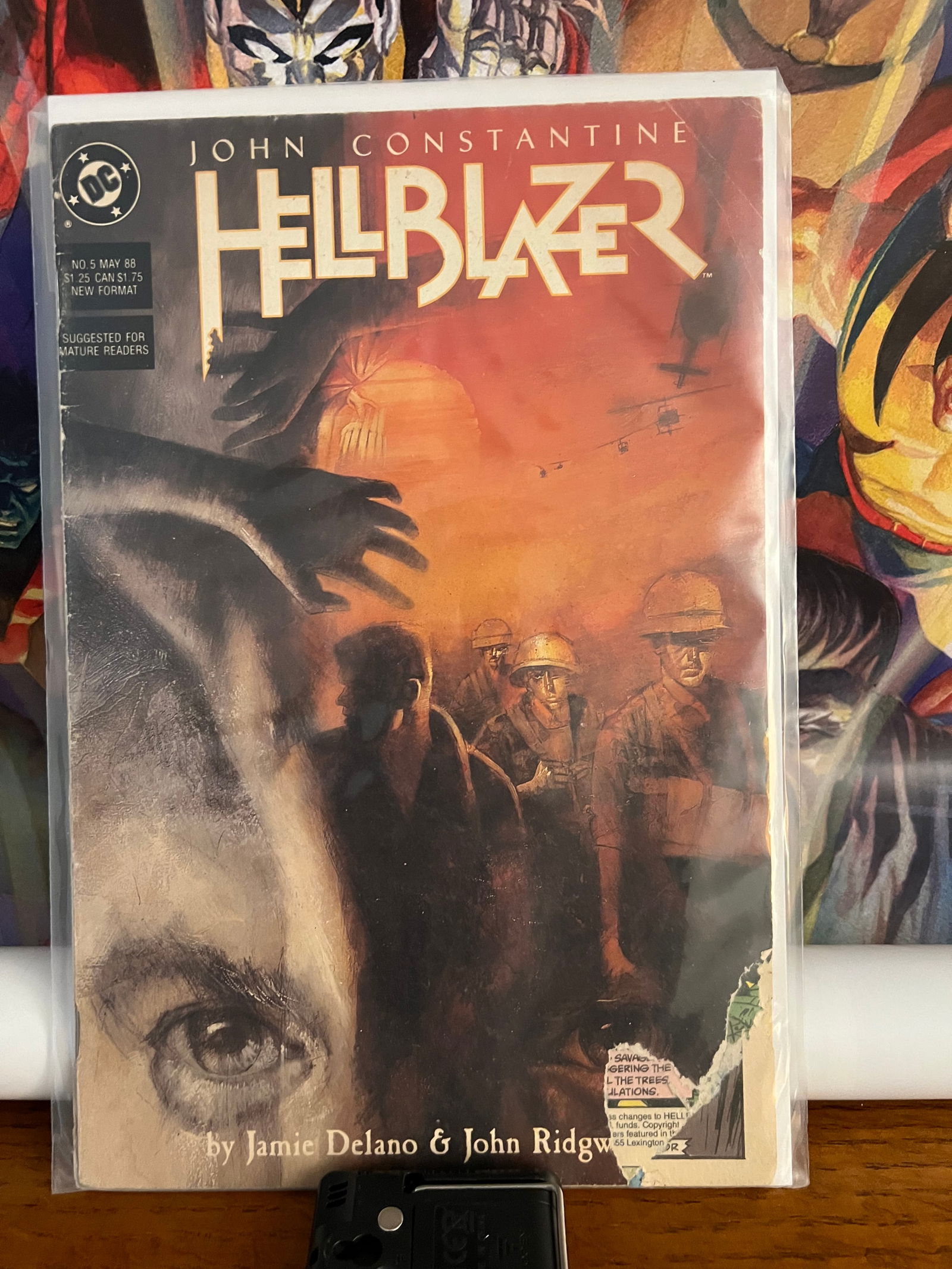 HellBlazer#5: Title: HellBlazer#5Date: 1988Additional Information: DC Comics Reserve: $6.00 Shipping:Domestic: Shipping rates are determined by destinationInternational: Foreign shipping rates are determined by