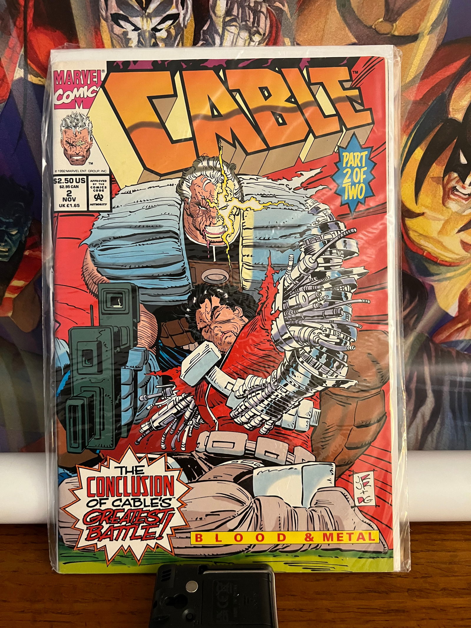 Cable#2: Title: Cable#2Description: Conclusion Cables greatest battleDate: 1992Additional Information: Marvel Comics Reserve: $6.00 Shipping:Domestic: Shipping rates are determined by