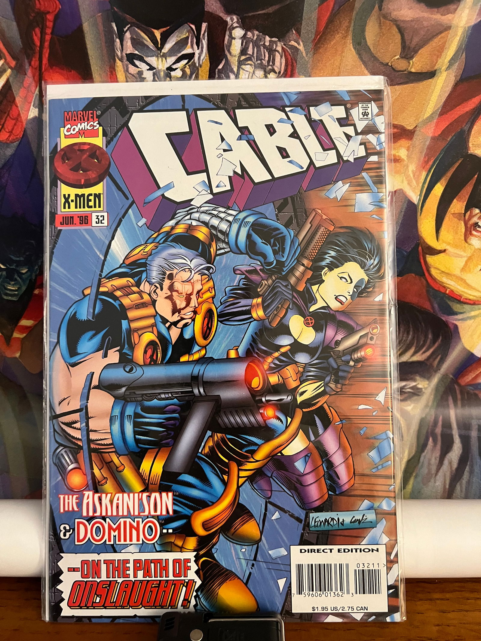 Cable#: Title: Cable#Description: The Askanison&DominoDate: 1996Additional Information: Marvel Comics Reserve: $6.00 Shipping:Domestic: Shipping rates are determined by destinationInternational: Foreign