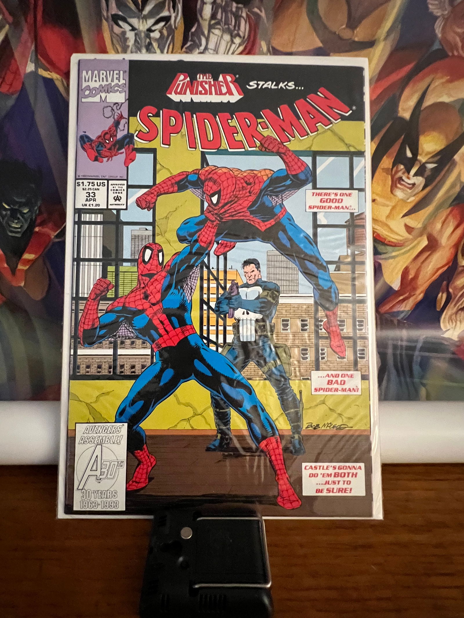 Punisher stalks Spiderman,33: Title: Punisher stalks Spiderman,33Date: 1993Additional Information: Marvel Comics Reserve: $6.00 Shipping:Domestic: Shipping rates are determined by destinationInternational: Foreign shipping