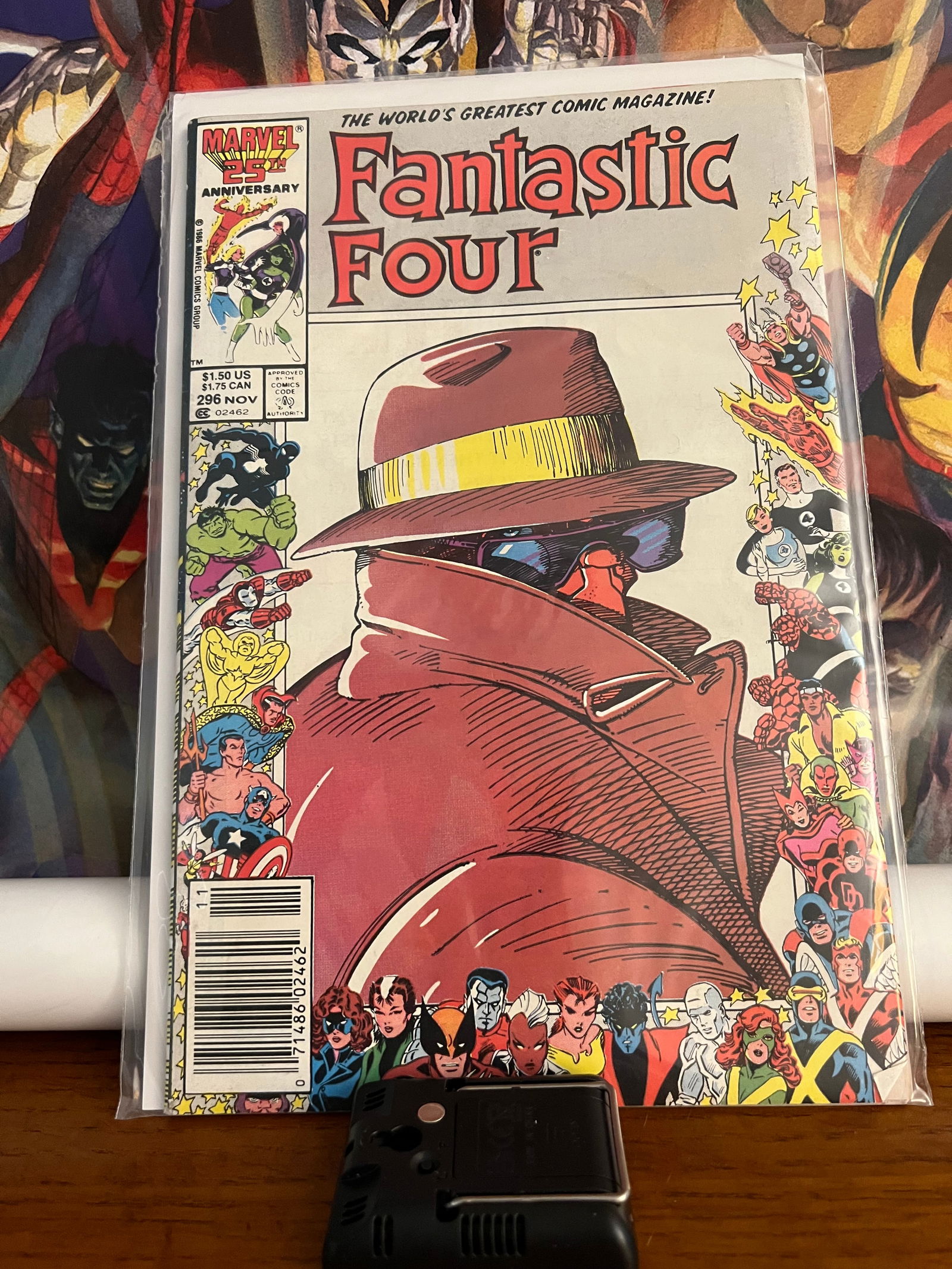 Fantastic4, 296: Title: Fantastic4, 296Description: 25th Annver. Thing cov, 1986Additional Information: Marvel Comics Reserve: $6.00 Shipping:Domestic: Shipping rates are determined by destinationInternational: