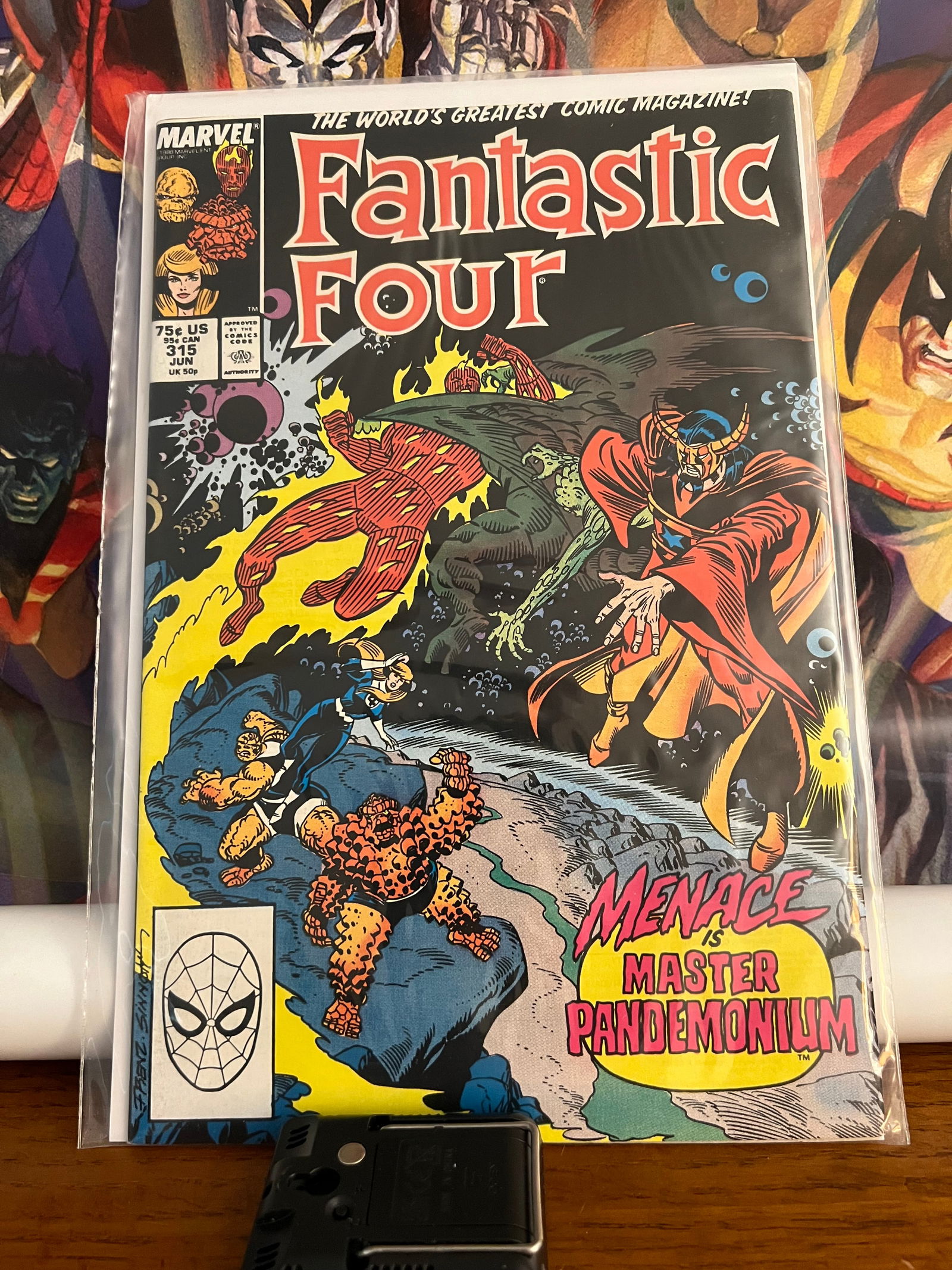 Fantastic4, 315: Title: Fantastic4, 315Description: Master Pandemonium, 1988Additional Information: Marvel Comics Reserve: $6.00 Shipping:Domestic: Shipping rates are determined by destinationInternational: Foreign