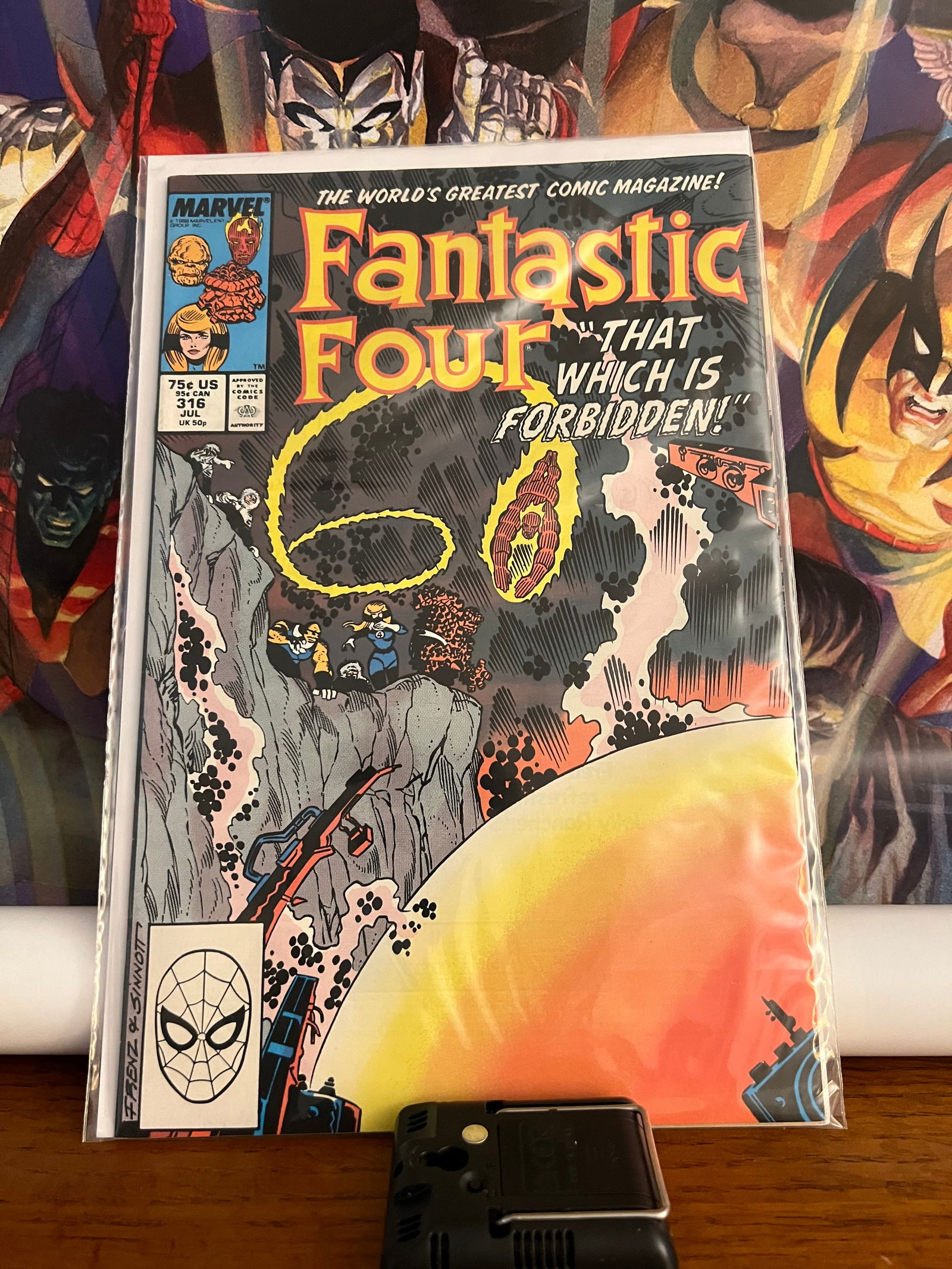Fantastic4, 316: Title: Fantastic4, 316Description: That which is forbidden!, 1988Additional Information: Marvel Comics Reserve: $6.00 Shipping:Domestic: Shipping rates are determined by destinationInternational: