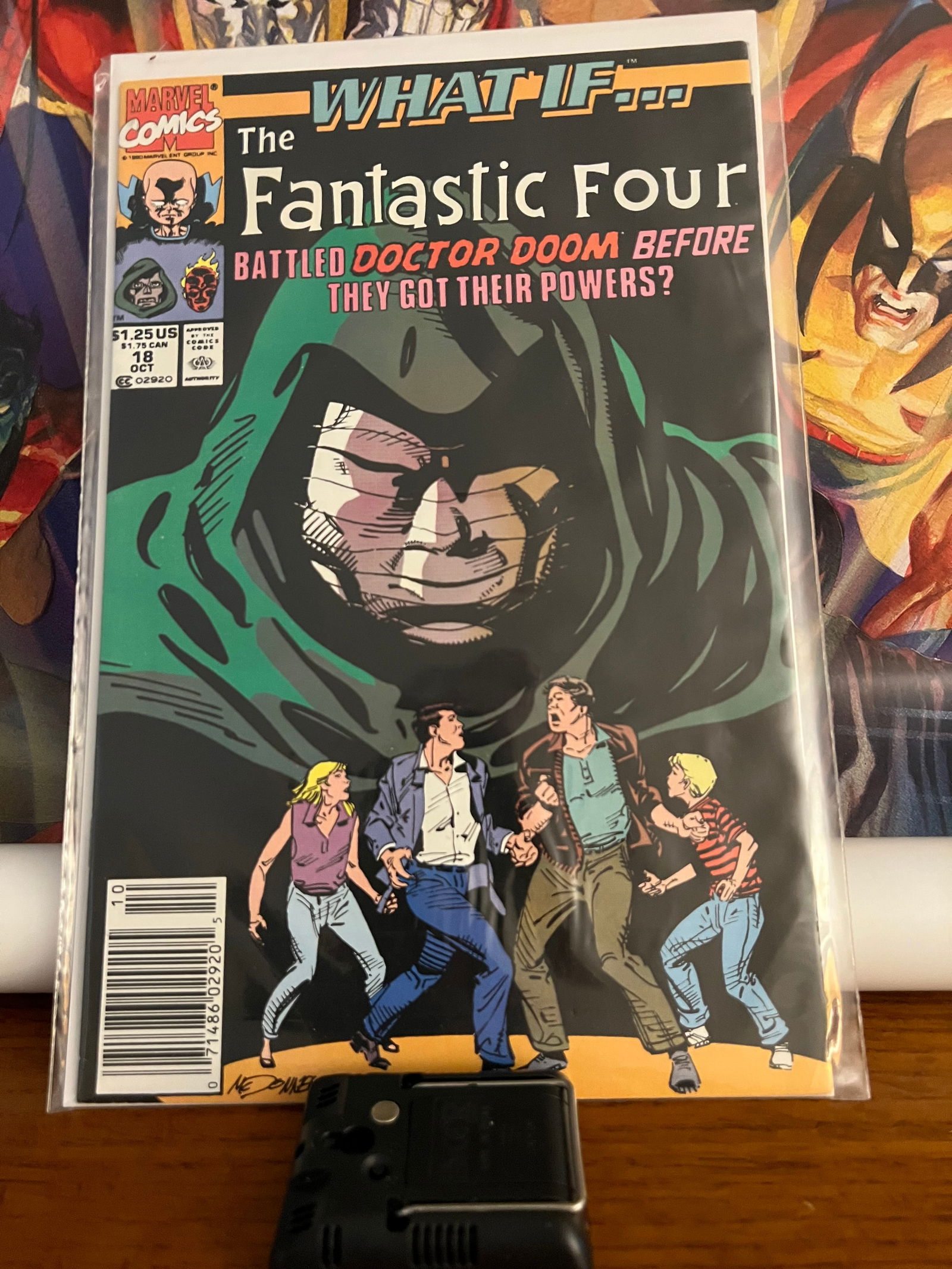 What if Fan 4 battled Dr. Doom: Title: What if Fan 4 battled Dr. DoomDate: 1990Additional Information: Marvel Comics Reserve: $6.00 Shipping:Domestic: Shipping rates are determined by destinationInternational: Foreign shipping