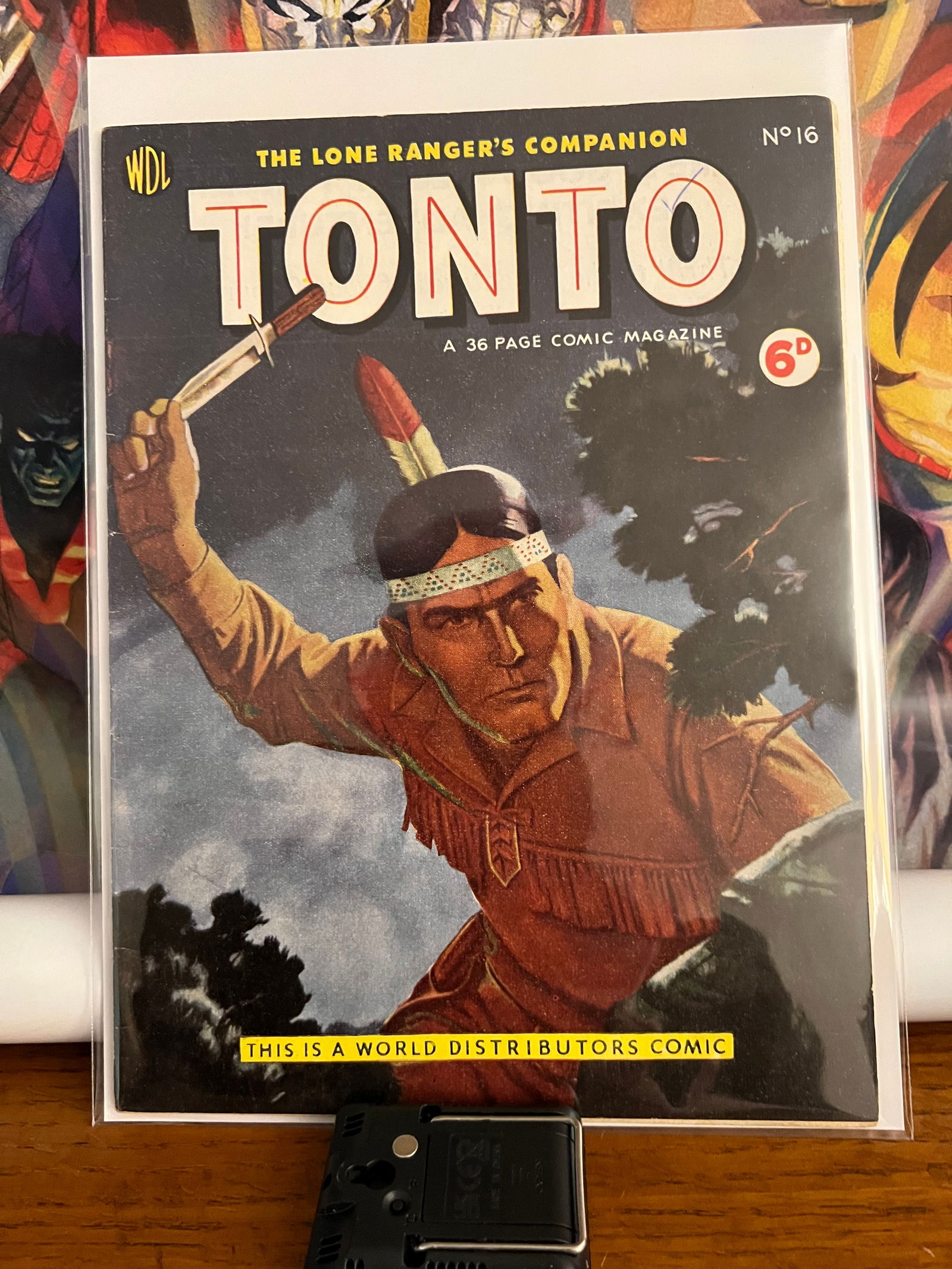 Tonto #16: Title: Tonto #16Date: 1953Additional Information: WDL Comics Reserve: $6.00 Shipping:Domestic: Shipping rates are determined by destinationInternational: Foreign shipping rates are determined by