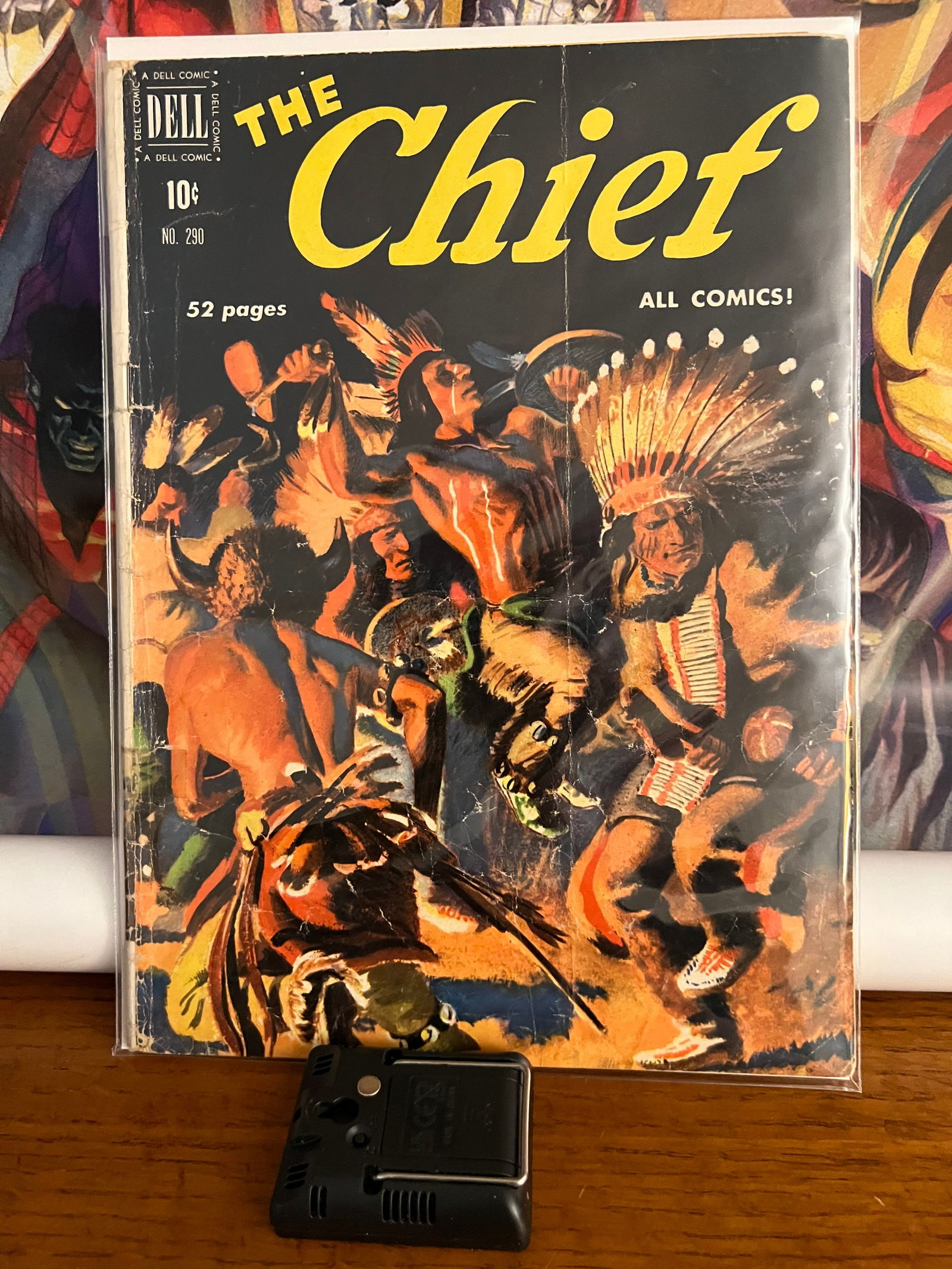 The Chief #290: Title: The Chief #290 Date: 1949 Additional Information: Dell Comics Reserve: $6.00 Shipping: Domestic: Shipping rates are determined by destination International: Foreign shipping rates are determine