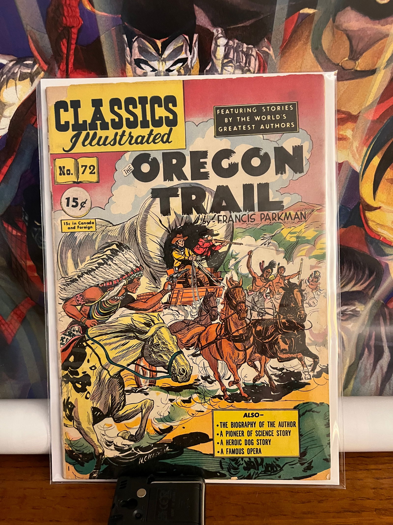 Oregon Trail, #72: Title: Oregon Trail, #72 Date: 1950 Additional Information: Classics Illustrated Reserve: $6.00 Shipping: Domestic: Shipping rates are determined by destination International: Foreign shipping rates a