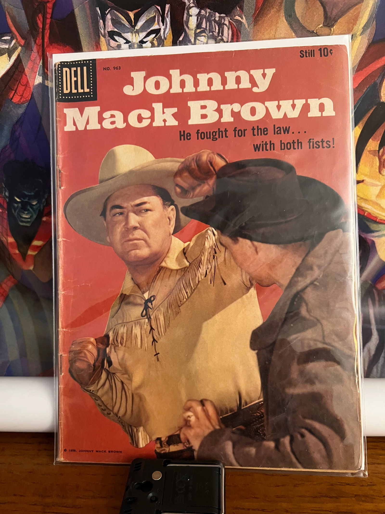 Johnny Mack Brown, #963: Title: Johnny Mack Brown, #963 Date: 1959 Additional Information: Dell Comics Reserve: $6.00 Shipping: Domestic: Shipping rates are determined by destination International: Foreign shipping rates are