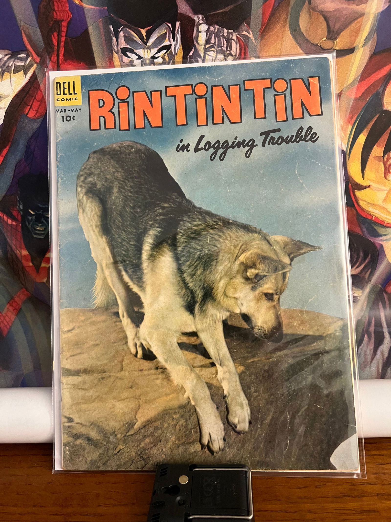 RIN TIN TIN #4: Title: RIN TIN TIN #4Date: 1954Additional Information: Dell Comics Reserve: $6.00 Shipping:Domestic: Shipping rates are determined by destinationInternational: Foreign shipping rates are determined
