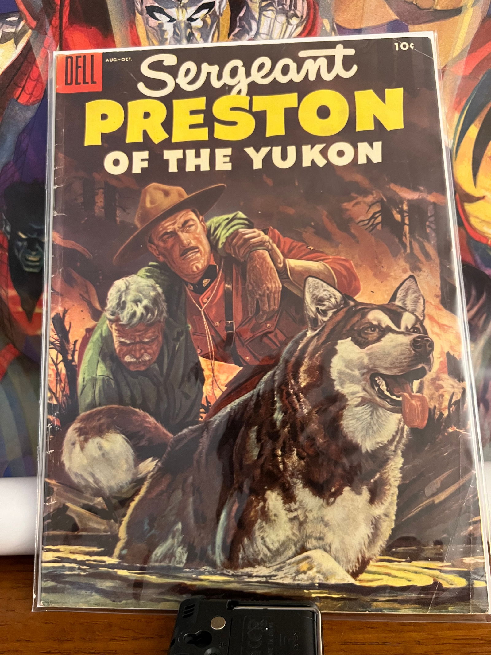Sergeant Preston of the Yukon, Vol. #16: Title: Sergeant Preston of the Yukon, Vol. #16Description: Vol. 1, #16Date: 1955Additional Information: Dell Comics Reserve: $6.00 Shipping:Domestic: Shipping rates are determined by