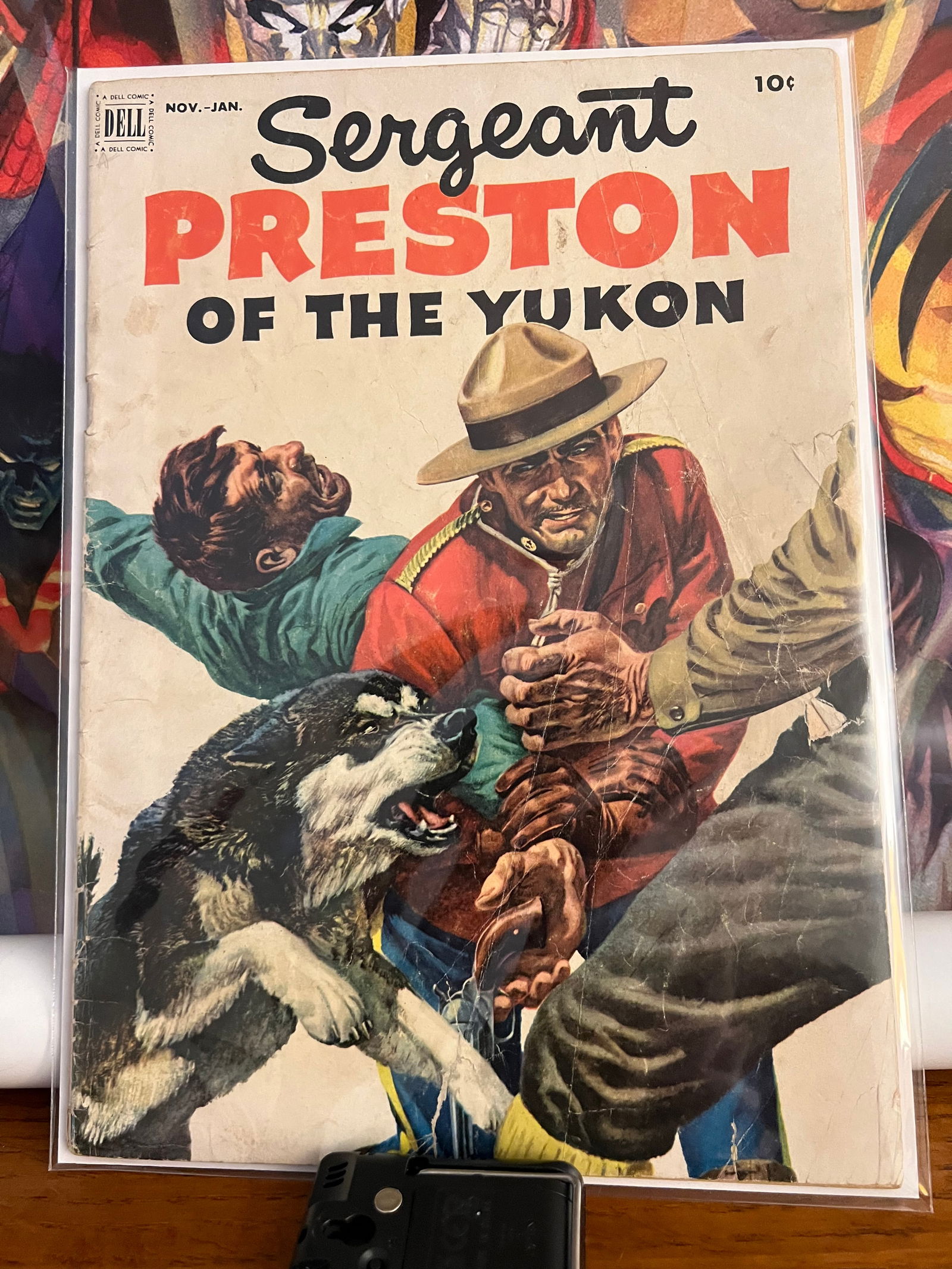 Sergeant Preston of the Yukon #5: Title: Sergeant Preston of the Yukon #5Date: 1953Additional Information: Dell Comics Reserve: $6.00 Shipping:Domestic: Shipping rates are determined by destinationInternational: Foreign shipping