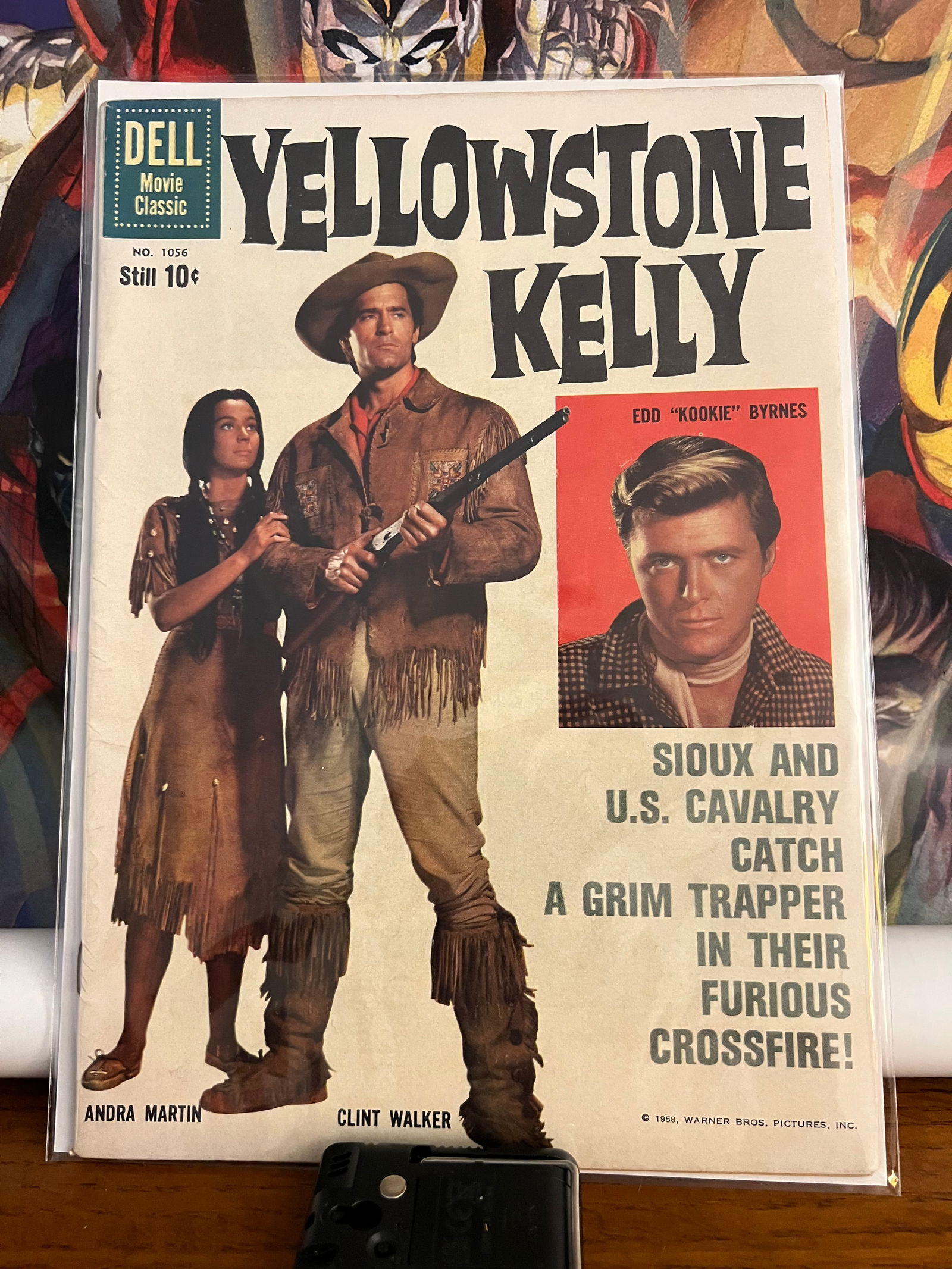 YELLOWSTONE KELLY #1059: Title: YELLOWSTONE KELLY #1059 Date: 1956 Additional Information: Dell Comics Reserve: $6.00 Shipping: Domestic: Shipping rates are determined by destination International: Foreign shipping rates are