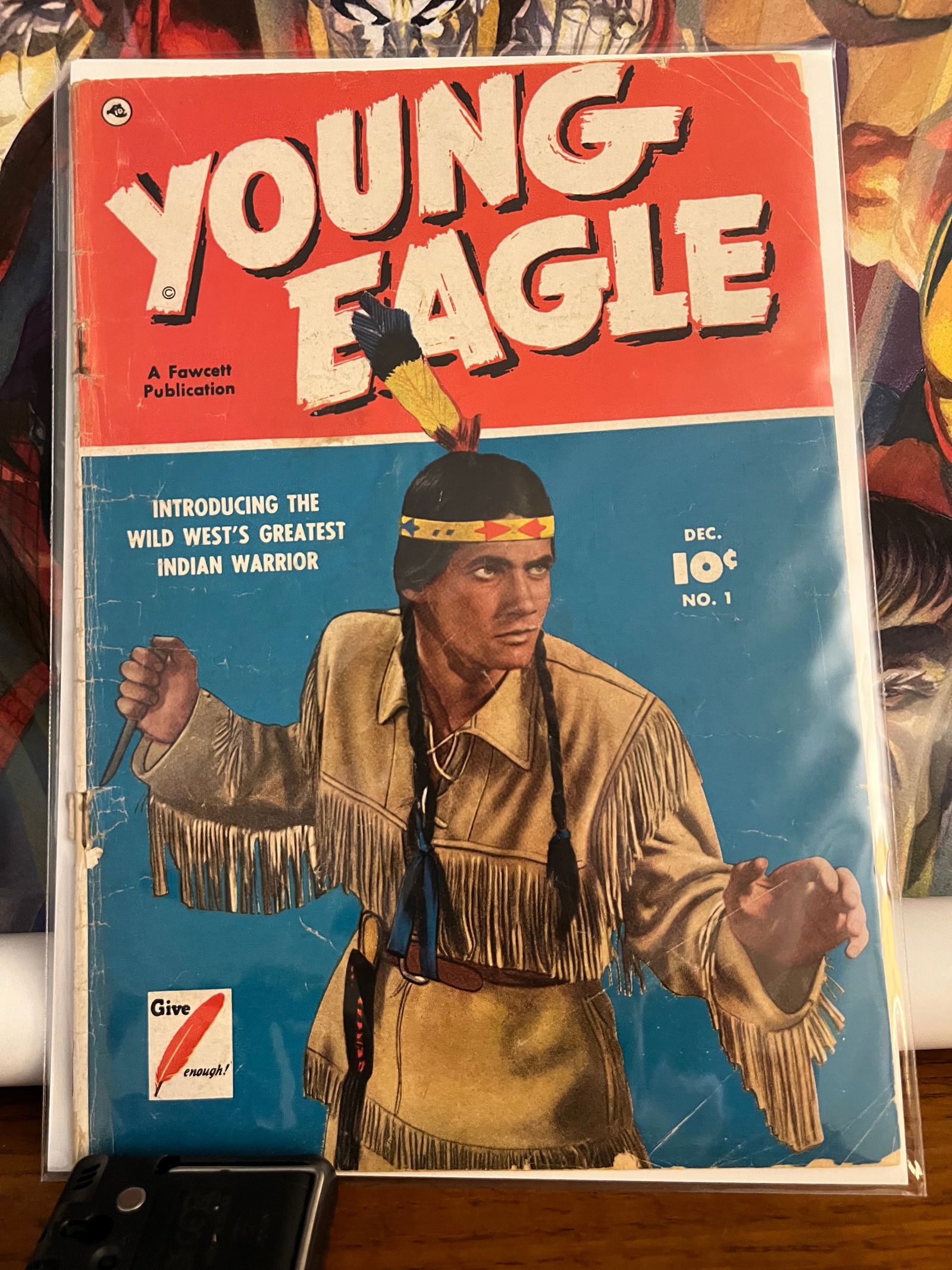 Young Eagle: Title: Young Eagle Description: Vol 1, #1 Date: 1950 Additional Information: Fawcett Pub. Reserve: $20.00 Shipping: Domestic: Shipping rates are determined by destination International: Foreign shippi