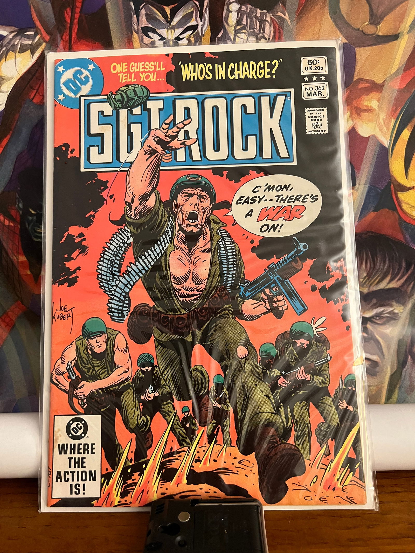 SGT. Rock #362: Title: SGT. Rock #362Description: Who's in ChargeDate: 1982Additional Information: DC Comics Reserve: $6.00 Shipping:Domestic: Shipping rates are determined by destinationInternational: Foreign