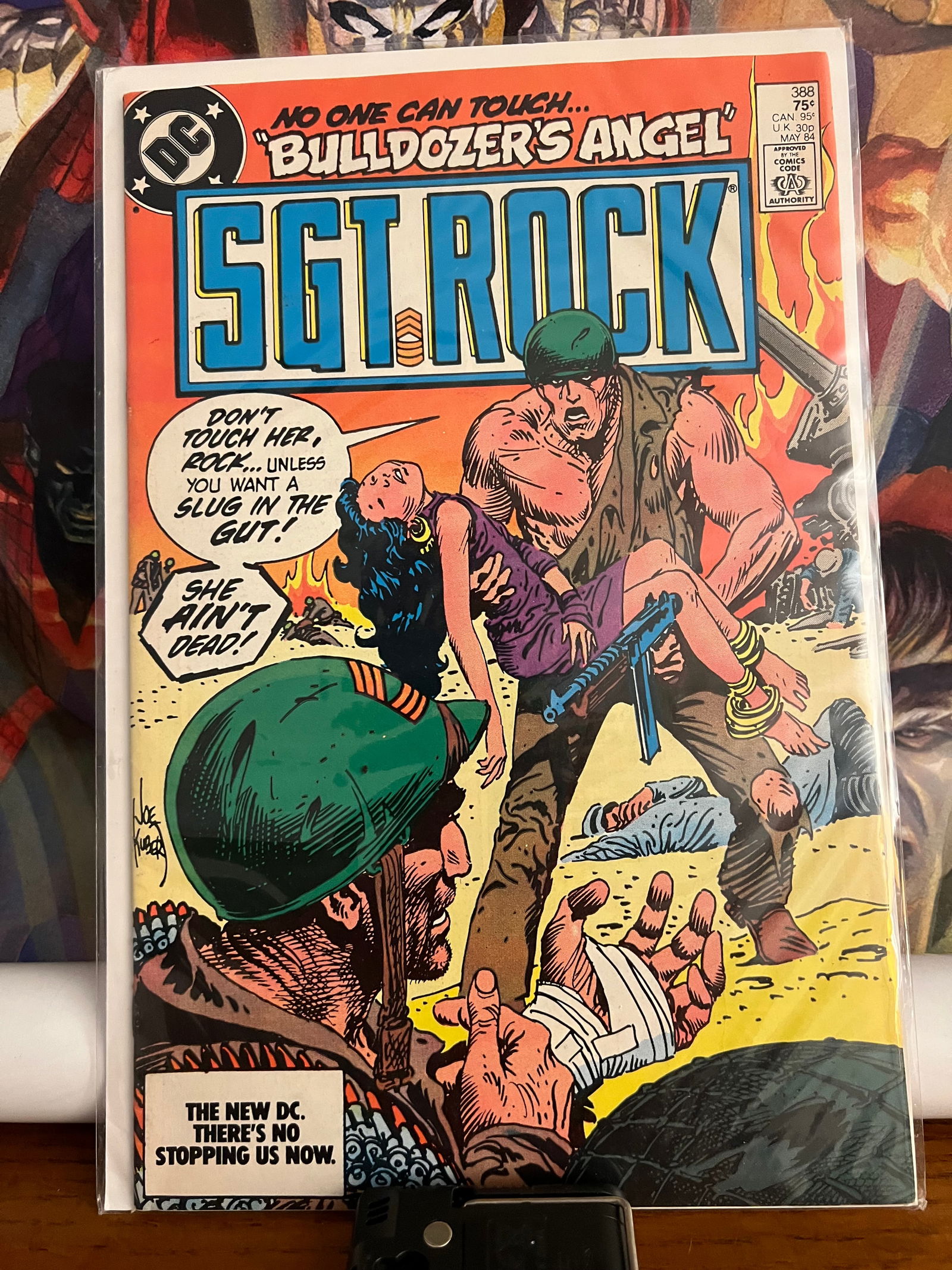 SGT. Rock #388: Title: SGT. Rock #388Description: Bulldozer's Angel 1984Additional Information: DC Comics Reserve: $6.00 Shipping:Domestic: Shipping rates are determined by destinationInternational: Foreign