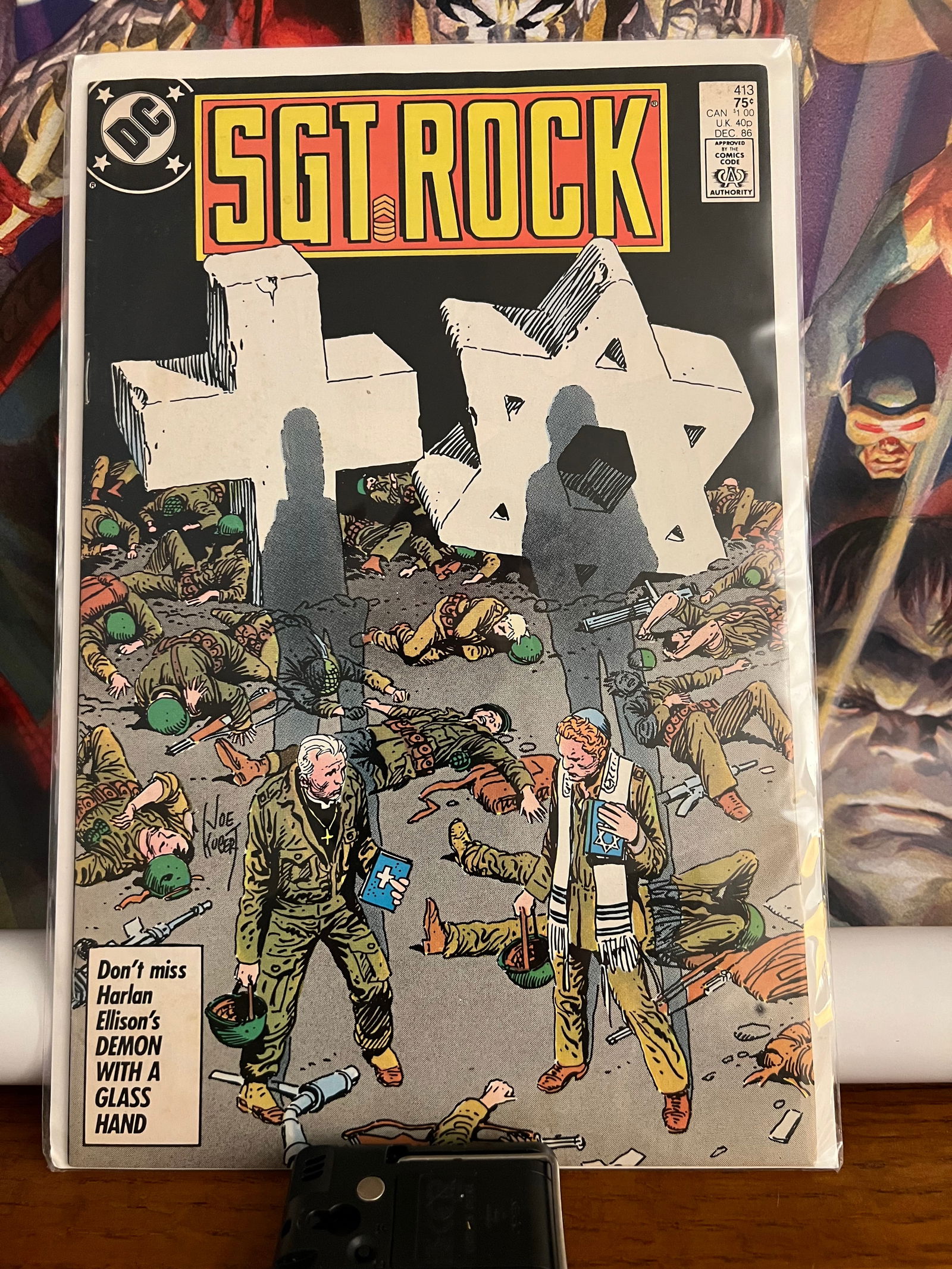 SGT. Rock #413: Title: SGT. Rock #413Date: 1986Additional Information: DC Comics Reserve: $6.00 Shipping:Domestic: Shipping rates are determined by destinationInternational: Foreign shipping rates are determined