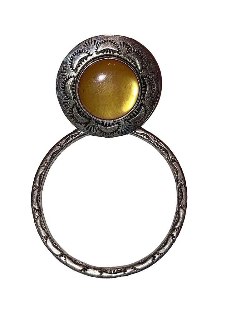 New Textured Cow Horn Bracelet. - 2