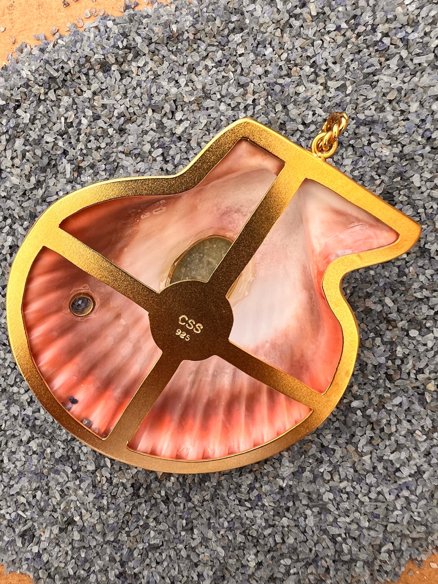 St. James Pendant with Sugar Aquamarine - 3