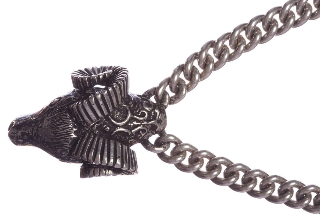 Vintage Graduated Hand Made Papier Mâché Beaded Necklace - 2