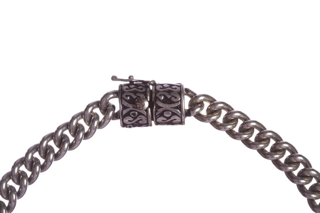 Vintage Graduated Hand Made Papier Mâché Beaded Necklace - 3