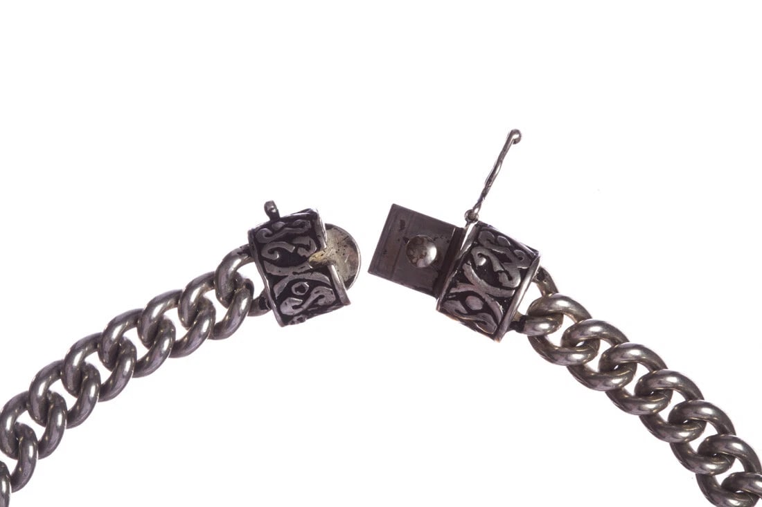 Vintage Graduated Hand Made Papier Mâché Beaded Necklace - 4