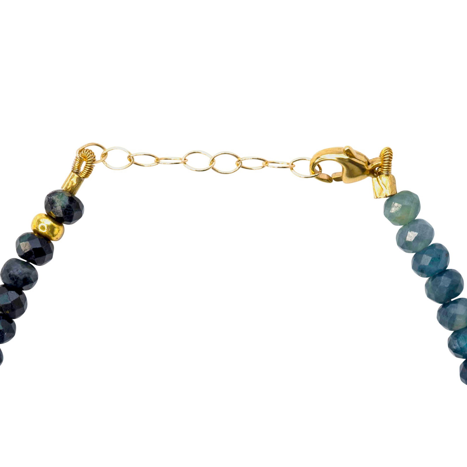 Ombre Indicolite Tourmaline Bracelet 14K Gold - 3
